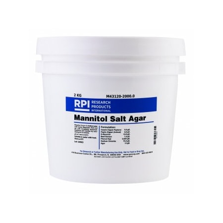Rpi Mannitol Salt Agar, 2 KG M43120-2000.0